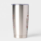 本とコーヒー好パーソナライズされたき 保温保冷タンブラー (右面)