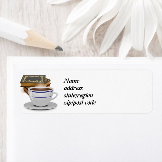 本とコーヒー:もっと言う必要がある? ラベル (インサイチュ)