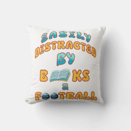 本とサッカーを愛する人のための素晴らしい贈り物 クッション
