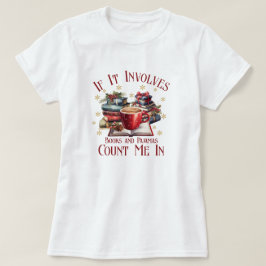 本とパジャマが関わるなら私を数えて Tシャツ