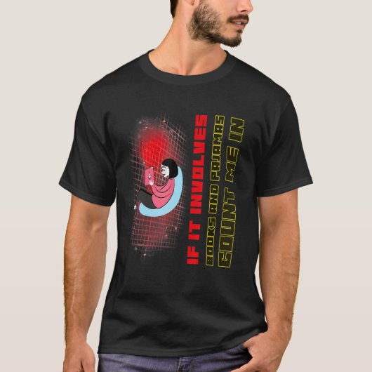 本とパジャマが関係するなら図書館司書 Tシャツ (正面)