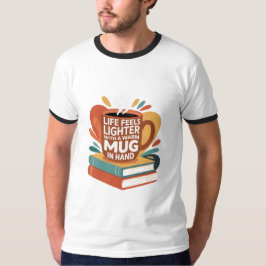 本とブレンドの至福 Tシャツ