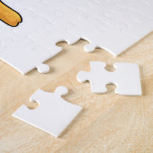 本とメガネで先生としてアヒル ジグソーパズル (側面)