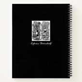 本とワインの色を私のドードル ノートブック (裏面)