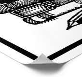 本とワインの色を私のドードル ポスター (角)