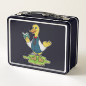 本と先生のアヒル メタルランチボックス (裏面)