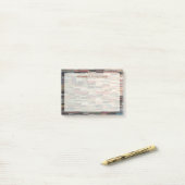 本と名前をカスタムする ポストイット (デスク上)