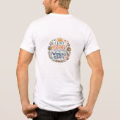 本と女性の権利を愛す トライブレンドＴシャツ (裏面)