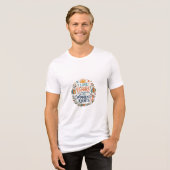 本と女性の権利を愛す トライブレンドＴシャツ (正面全面)