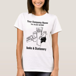 本と文房具の本屋さん Tシャツ