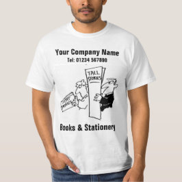 本と文房具の本屋さん Tシャツ