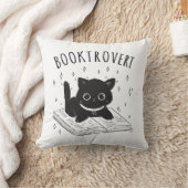 本と星の付いた本通りの猫 クッション (ブランケット)