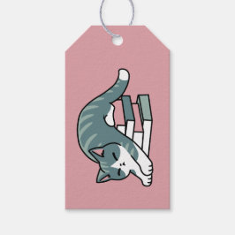 本と猫で丸まる – 居心地の良い猫読の ギフトタグ