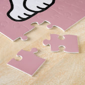 本と猫で丸まる – 居心地の良い猫読の ジグソーパズル (側面)