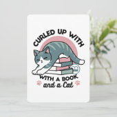 本と猫で丸まる – 居心地の良い猫読の 招待状 (スタンド正面)
