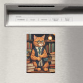 本と猫のマグネット マグネット (インサイチュ (食洗機))