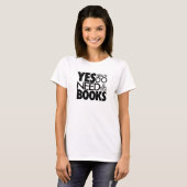 本と読書の愛Tシャツ Tシャツ (正面フル)
