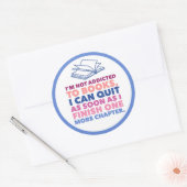 本と読書 ラウンドシール (封筒)