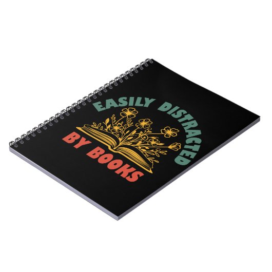 本におもしろい気を取られる読書家 ノートブック (左側)