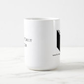 本について私に尋ねて下さい コーヒーマグカップ (中央)