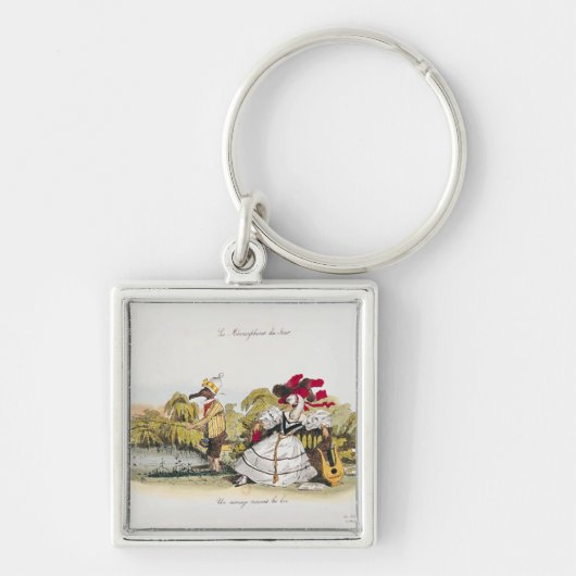 本による結婚 キーホルダー (正面)