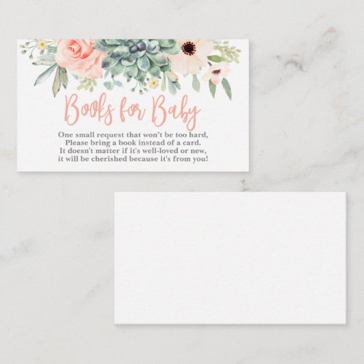 本に吸汁物を持って来る エンクロージャーカード (正面/裏面)