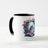 本に夢中になる マグカップ (正面左)