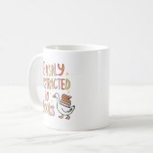 本に気を取られがち コーヒーマグカップ (正面左)