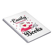 本に気を取られる ノートブック (右側)