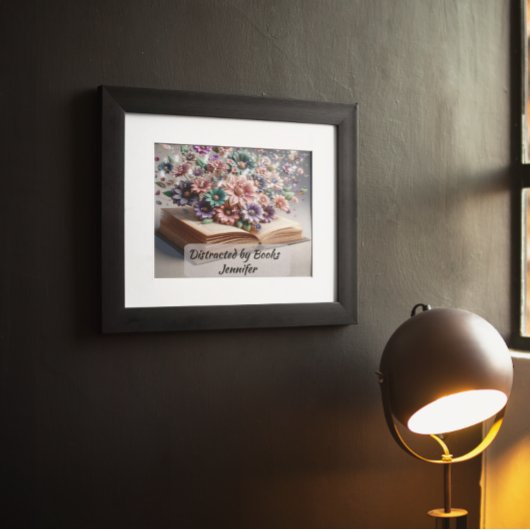 本に気を取られる ポスター