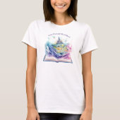 本に没頭する Tシャツ (正面)