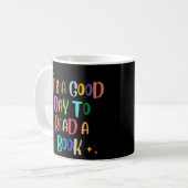 本に良い日だ読よ- Book Lover Tee コーヒーマグカップ (正面左)