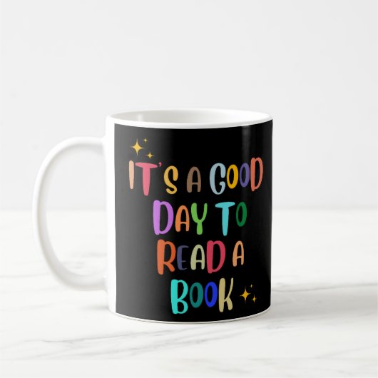 本に良い日だ読よ- Book Lover Tee コーヒーマグカップ (左)