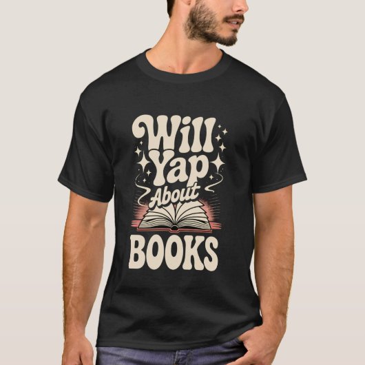 本に関することをなんでもやる 読書家 本の虫 司書 - Tシャツ (正面)