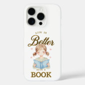 本のある生活は最高 iPhoneケース Case-Mate iPhoneケース (裏面)