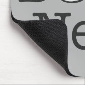 本のおたくのおもしろいなめがねの文字 マウスパッド (コーナー)