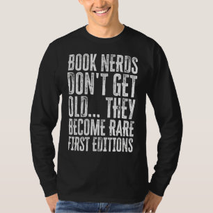 本のおたくは古いBibliphileブックワームの本を取得しない Tシャツ