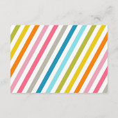 本のご依頼 | アイスポップ 赤ちゃんのシャワー 封筒のカード エンクロージャーカード (裏面)