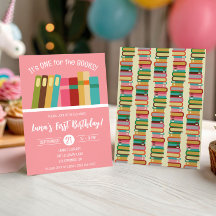 本のために！子供の最初の誕生日パーティー