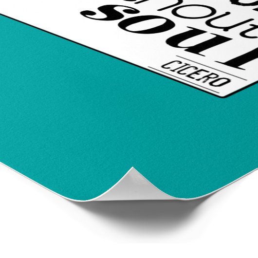 本のない家=魂のない体 ポスター (角)