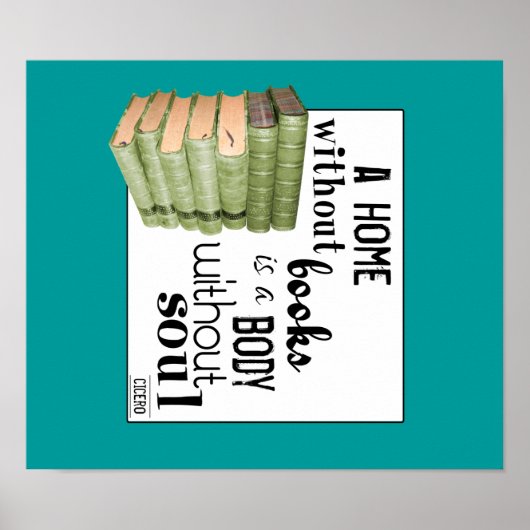 本のない家=魂のない体 ポスター (正面)