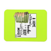 本のない家=魂のない体 マグネット (横)