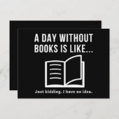 本のない日はアイディアだ ポストカード (正面/裏面)