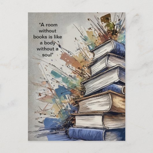本のない部屋 ポストカード (正面)