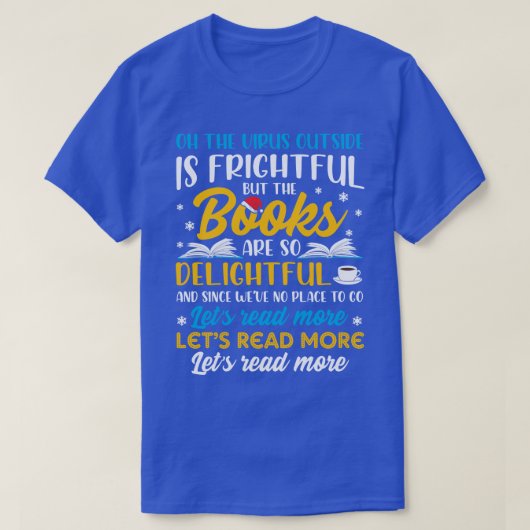 本のようなクリスマスプレゼント Tシャツ (デザイン正面)