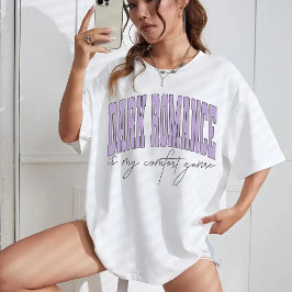 本のようなダークロマンスのスウェットシャツ、居心地の良いリーダシャツ Tシャツ