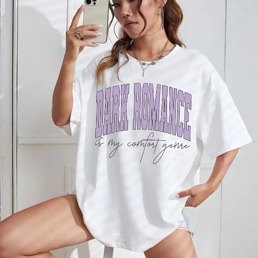 本のようなダークロマンスのスウェットシャツ、居心地の良いリーダシャツ Tシャツ