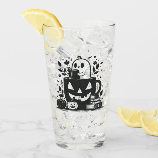 本のようなハロウィーン タンブラーグラス (アイス正面)