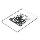 本のようなハロウィーン ノートブック (左側)