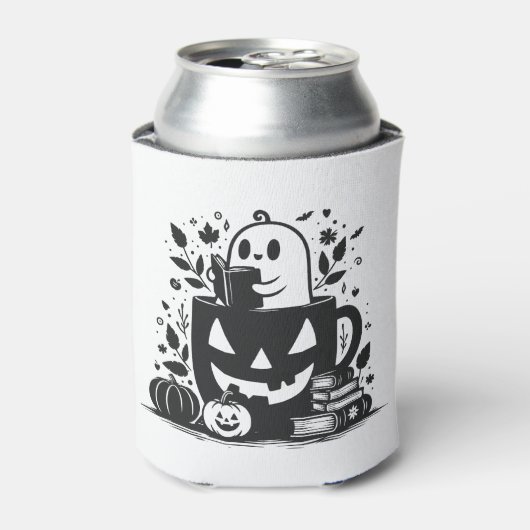 本のようなハロウィーン 缶クーラー (缶正面)